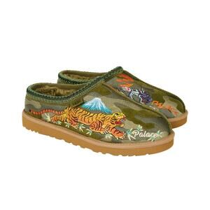 Palace Ugg Tasman Slipper burnt olive camo size 5
